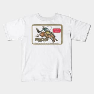 Macho Beer Retro Defunct Breweriana Kids T-Shirt